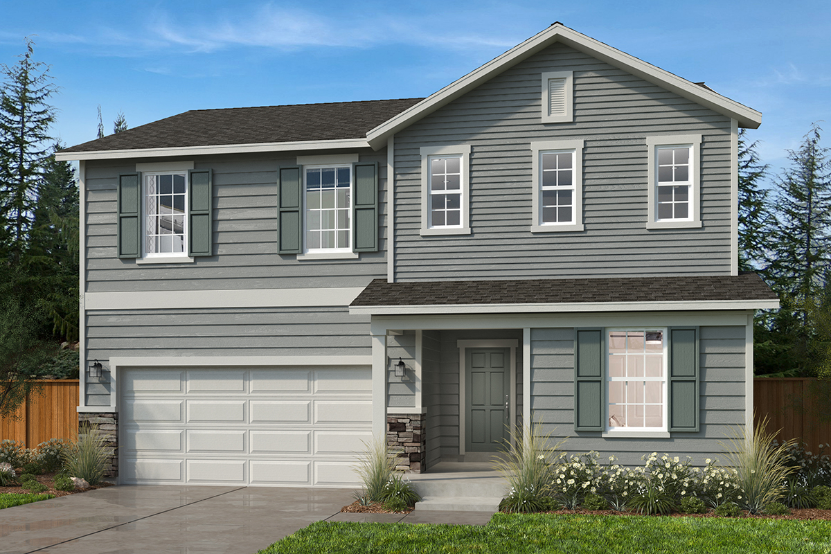 Exterior A with optional stone