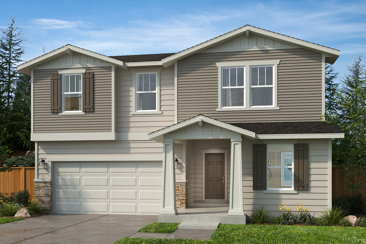 Exterior B with optional stone