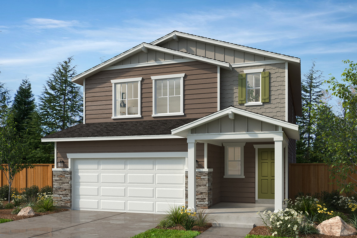 Exterior B with optional stone