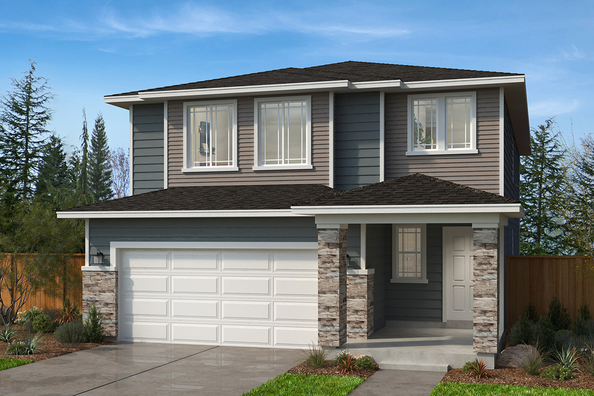 Exterior C with optional stone