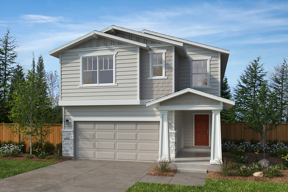 Exterior B with optional stone