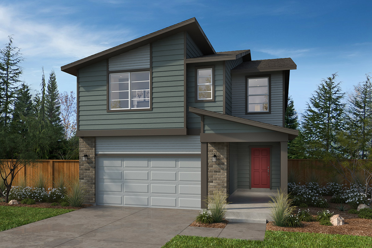 Exterior D with optional stone