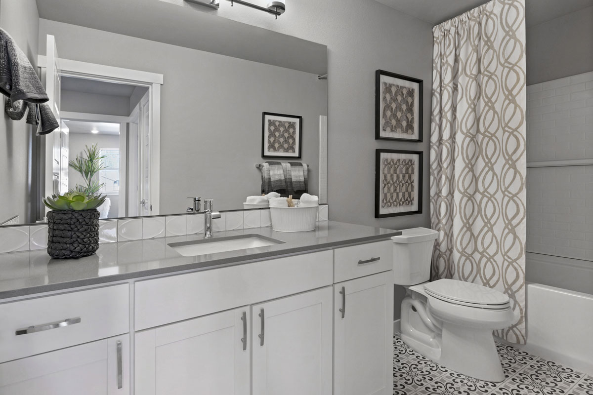 Secondary bathroom