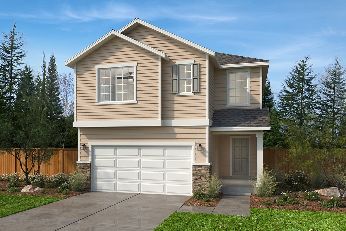 Exterior A with optional masonry