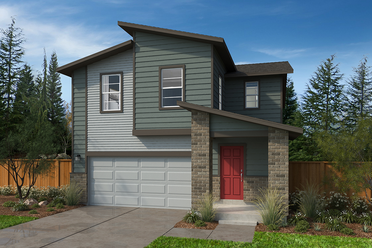 Exterior D with optional masonry