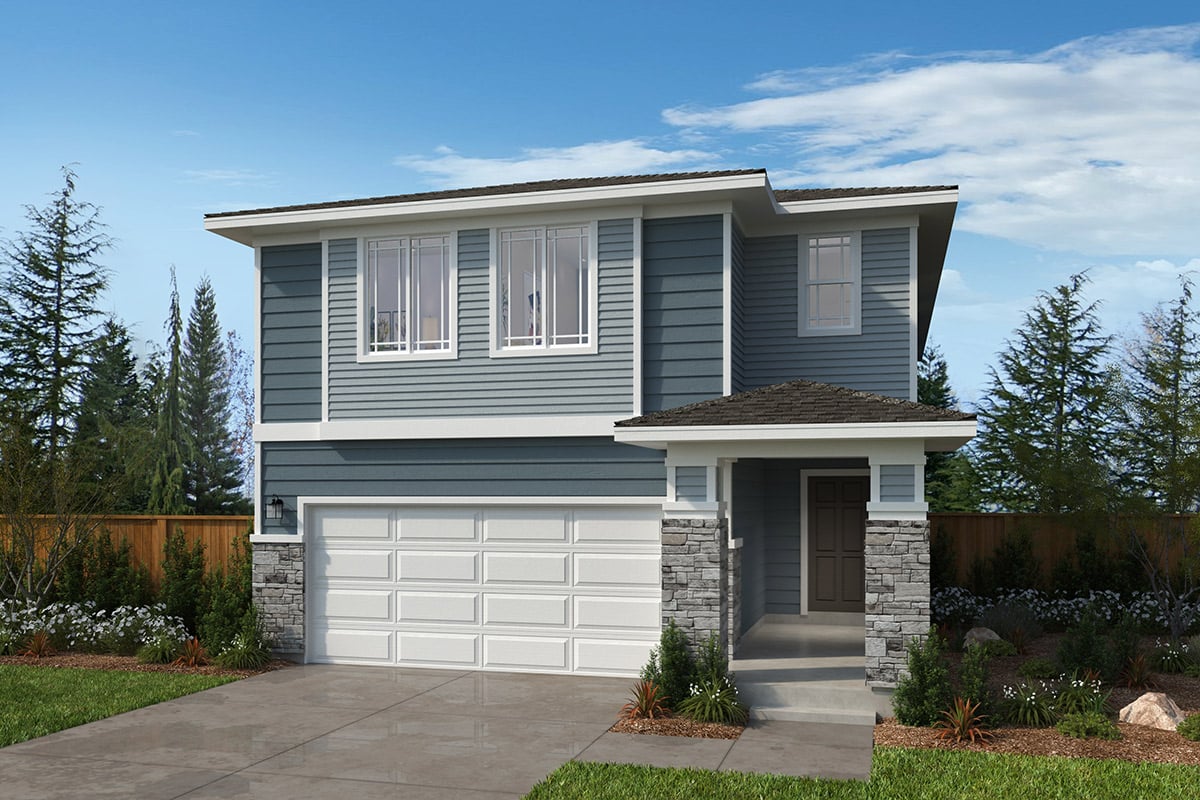 Exterior C with optional masonry