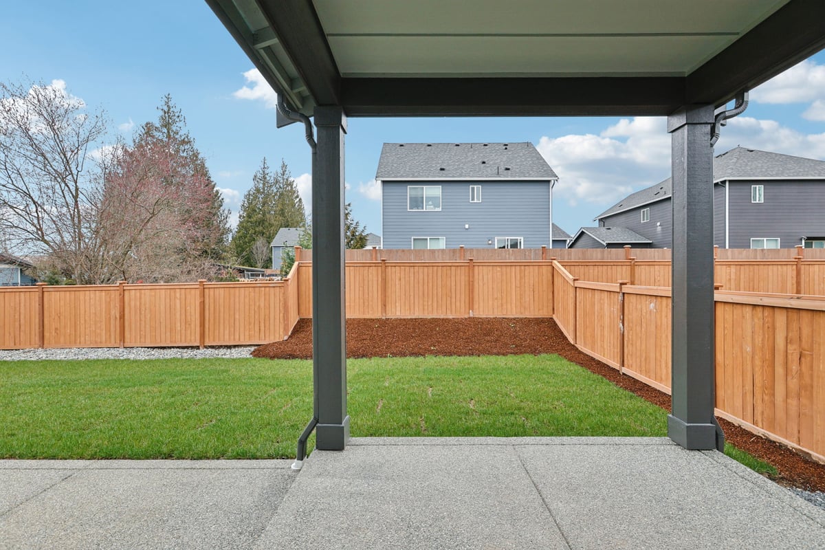 Covered patio