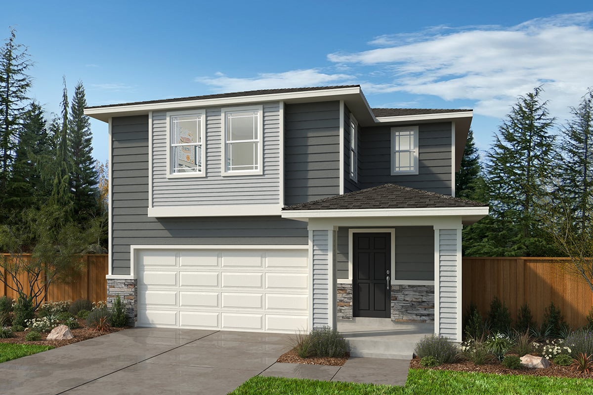 Exterior C with optional masonry