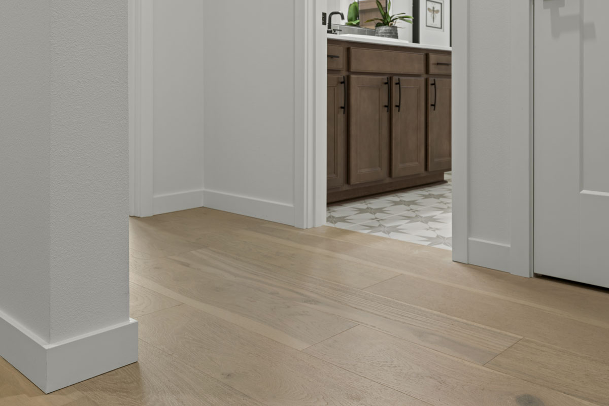 Luxury vinyl plank flooring