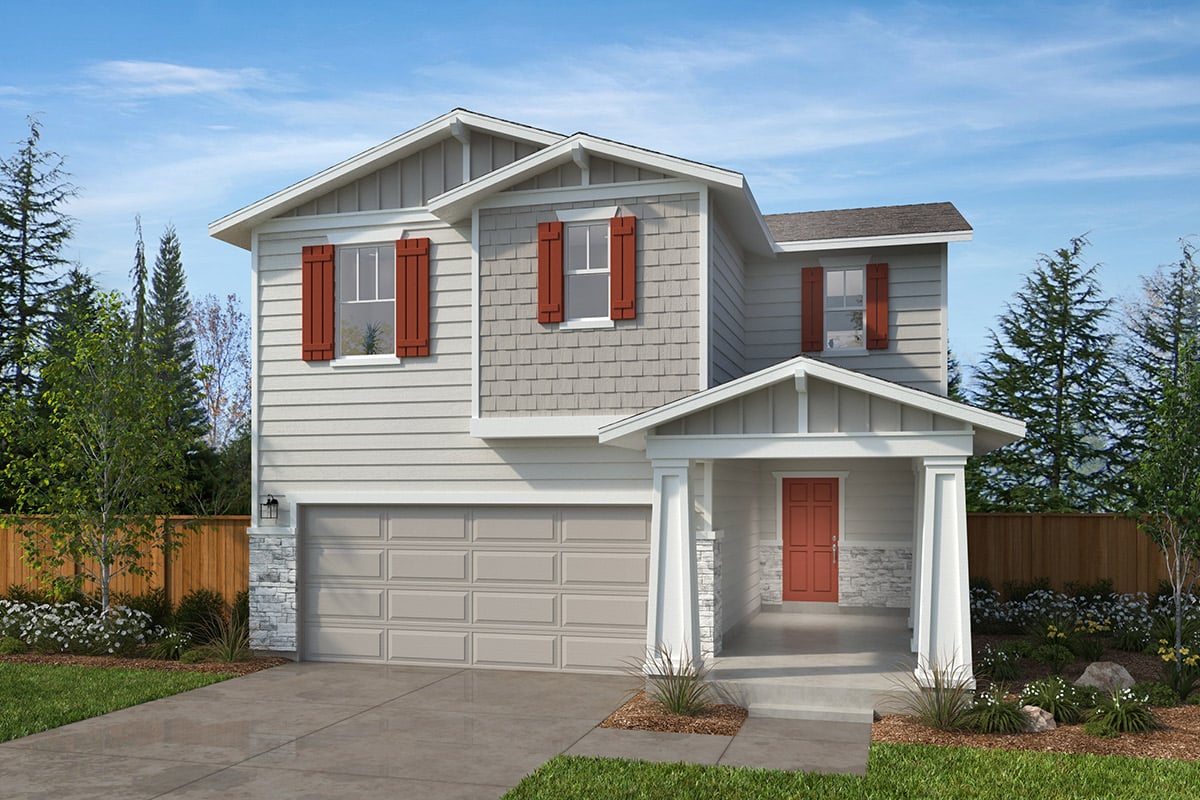 Exterior B with masonry