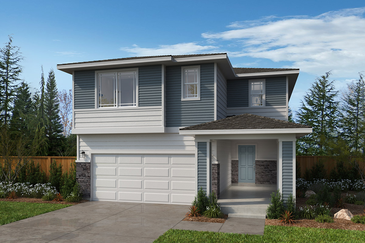 Exterior C with masonry