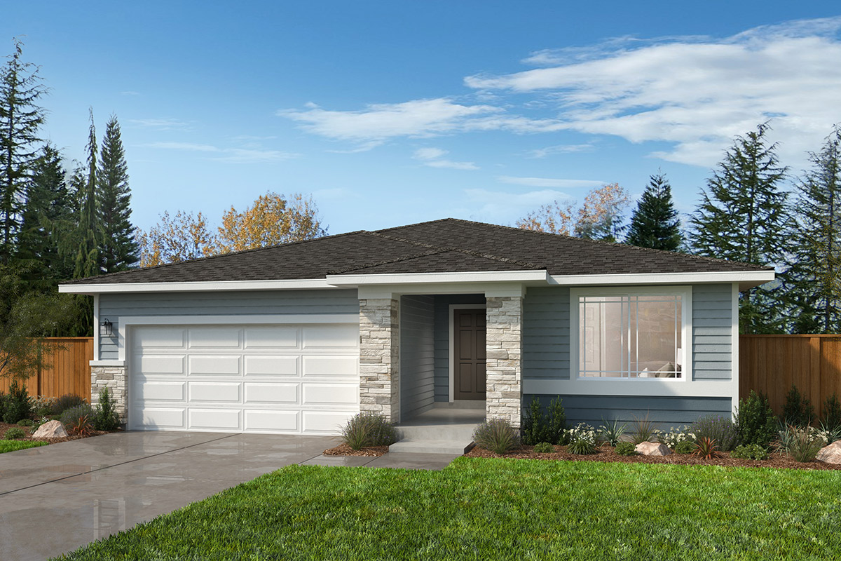 Exterior C with masonry