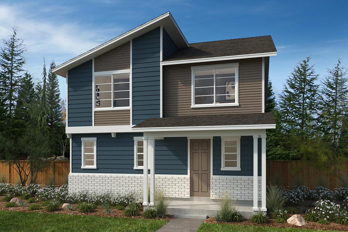 Exterior D with optional masonry