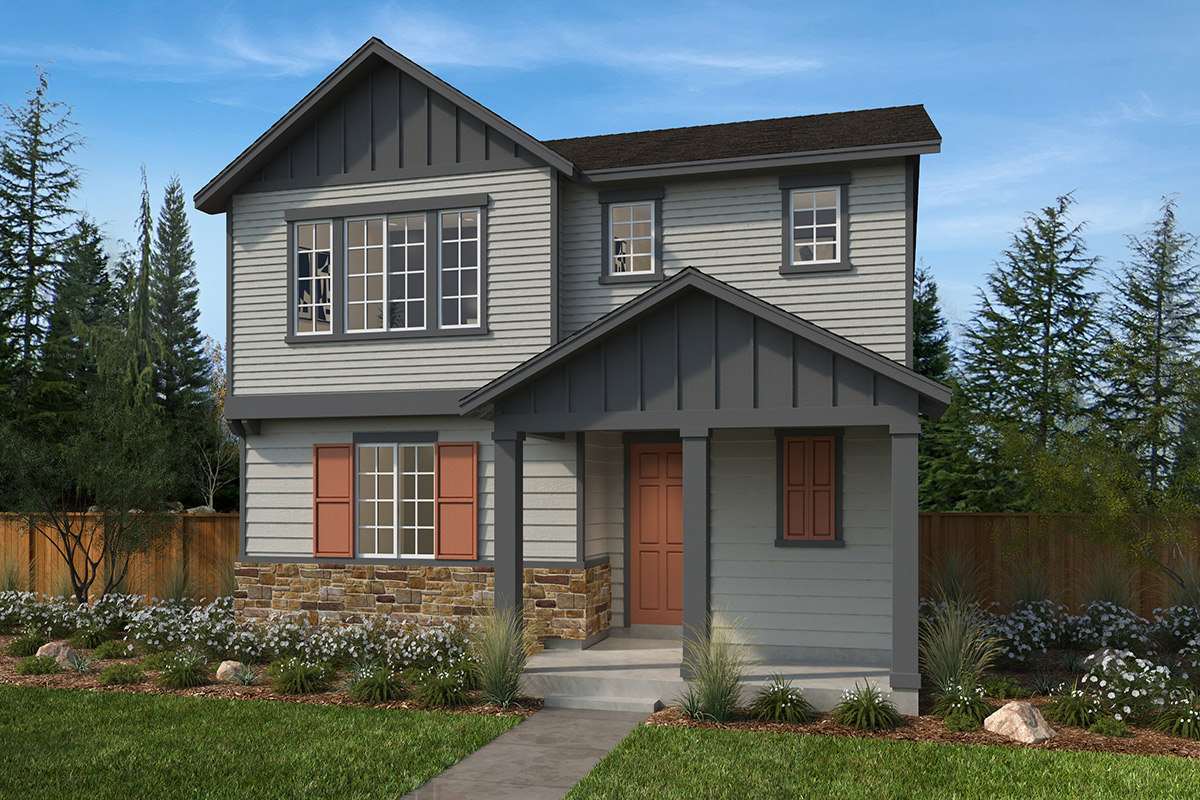 Exterior A with optional masonry