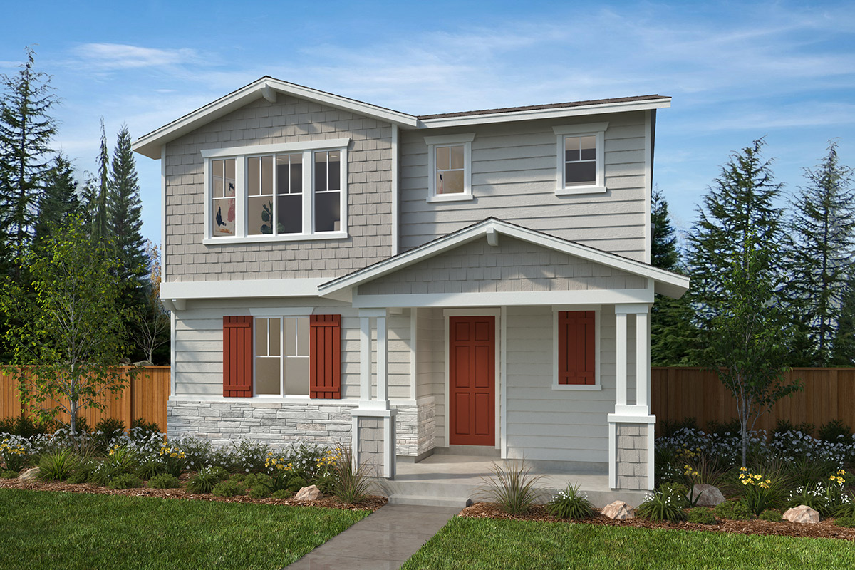 Exterior B with optional masonry