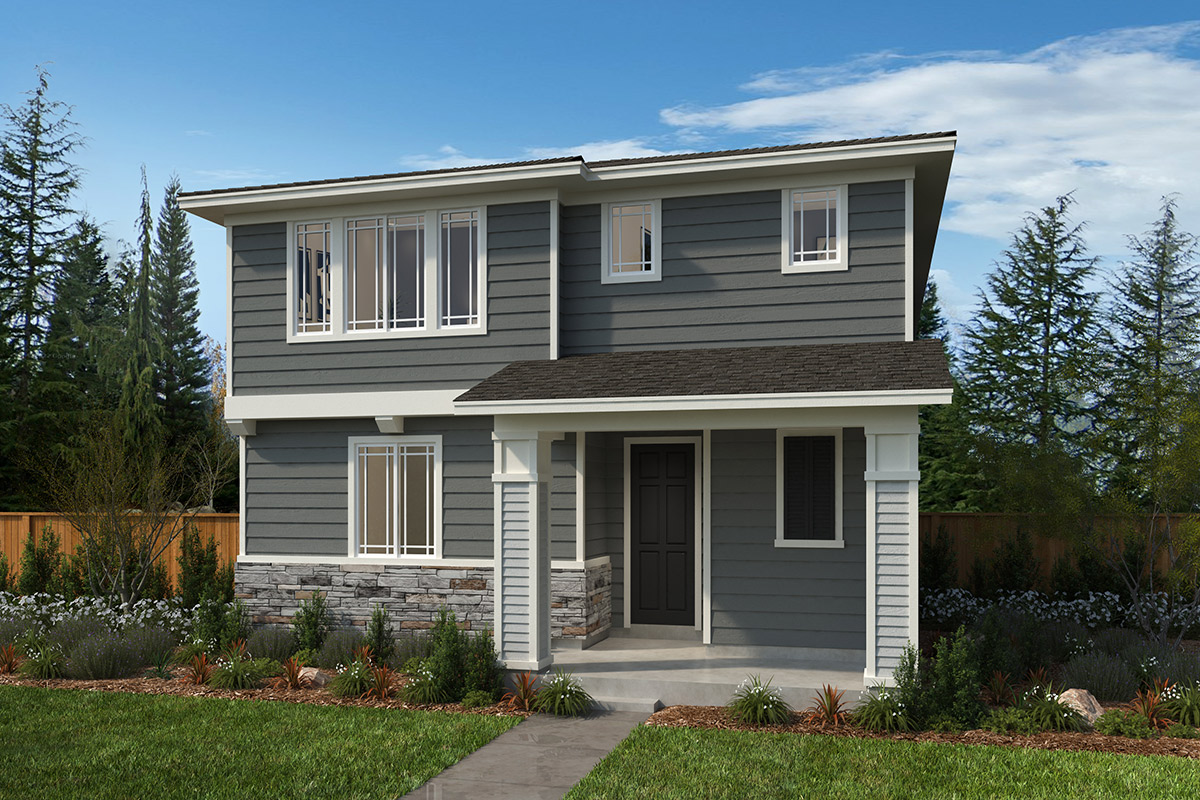 Exterior C with optional masonry