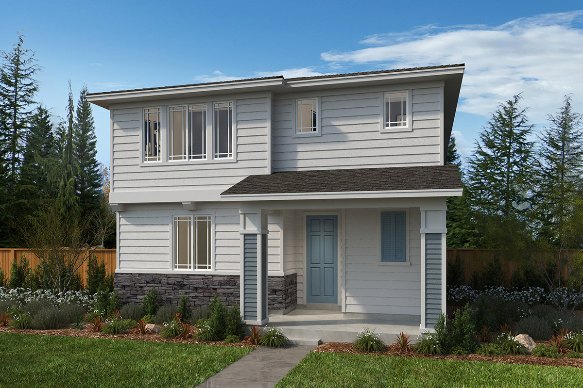 Exterior C with optional masonry