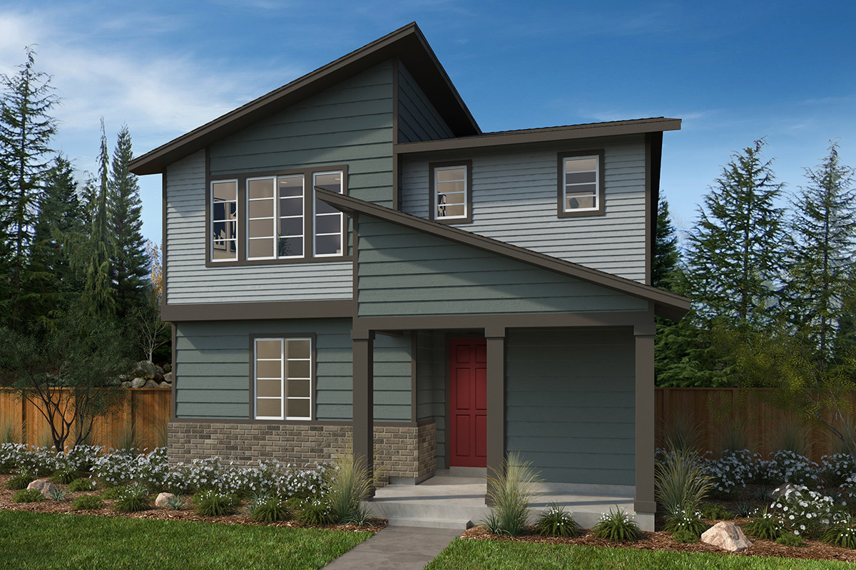 Exterior D with optional masonry