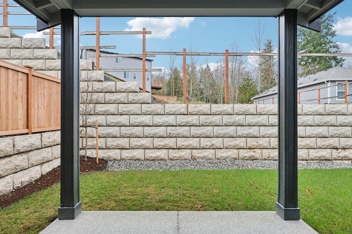 Covered patio