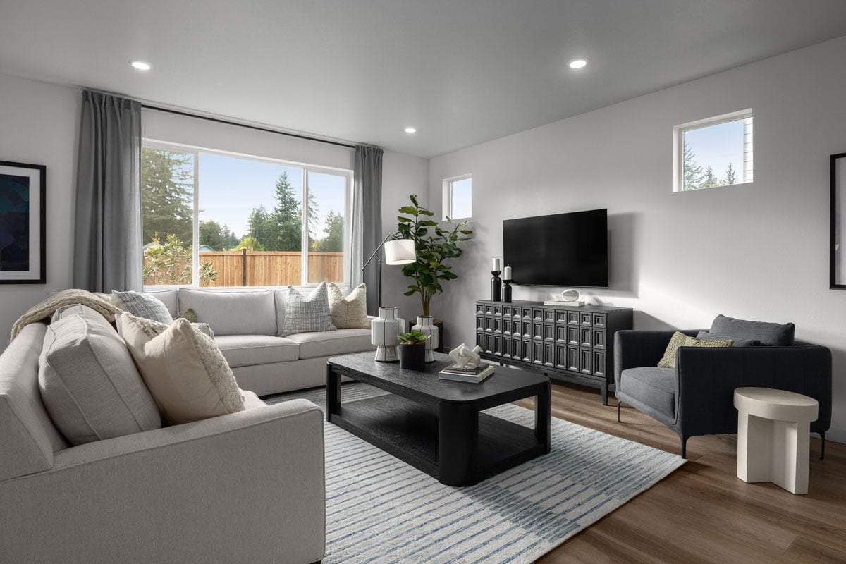 Large windows at great room