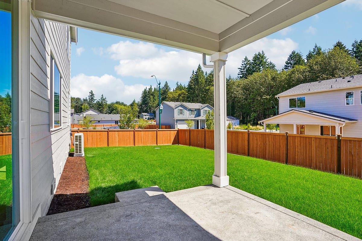 Covered patio