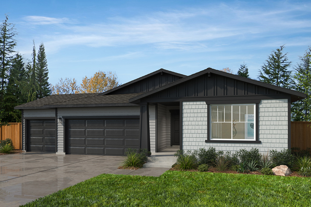 Exterior B with optional 3-car garage