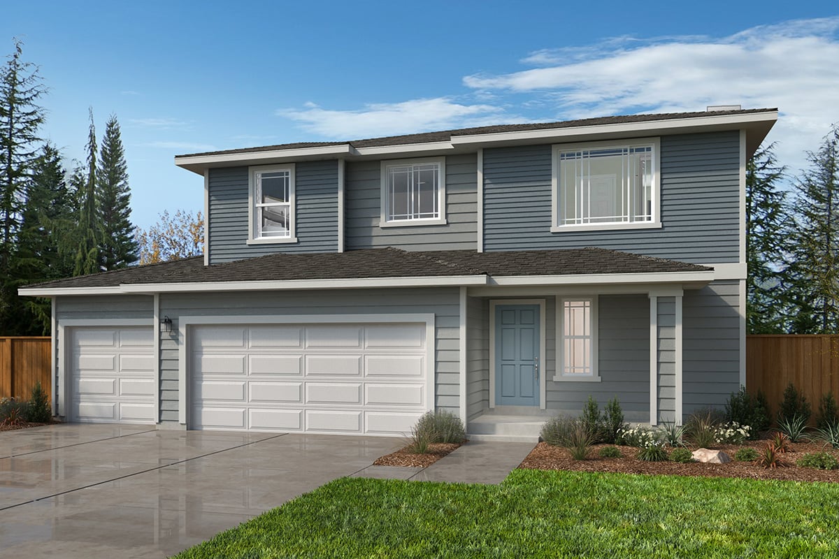 Exterior C with optional 3-car garage
