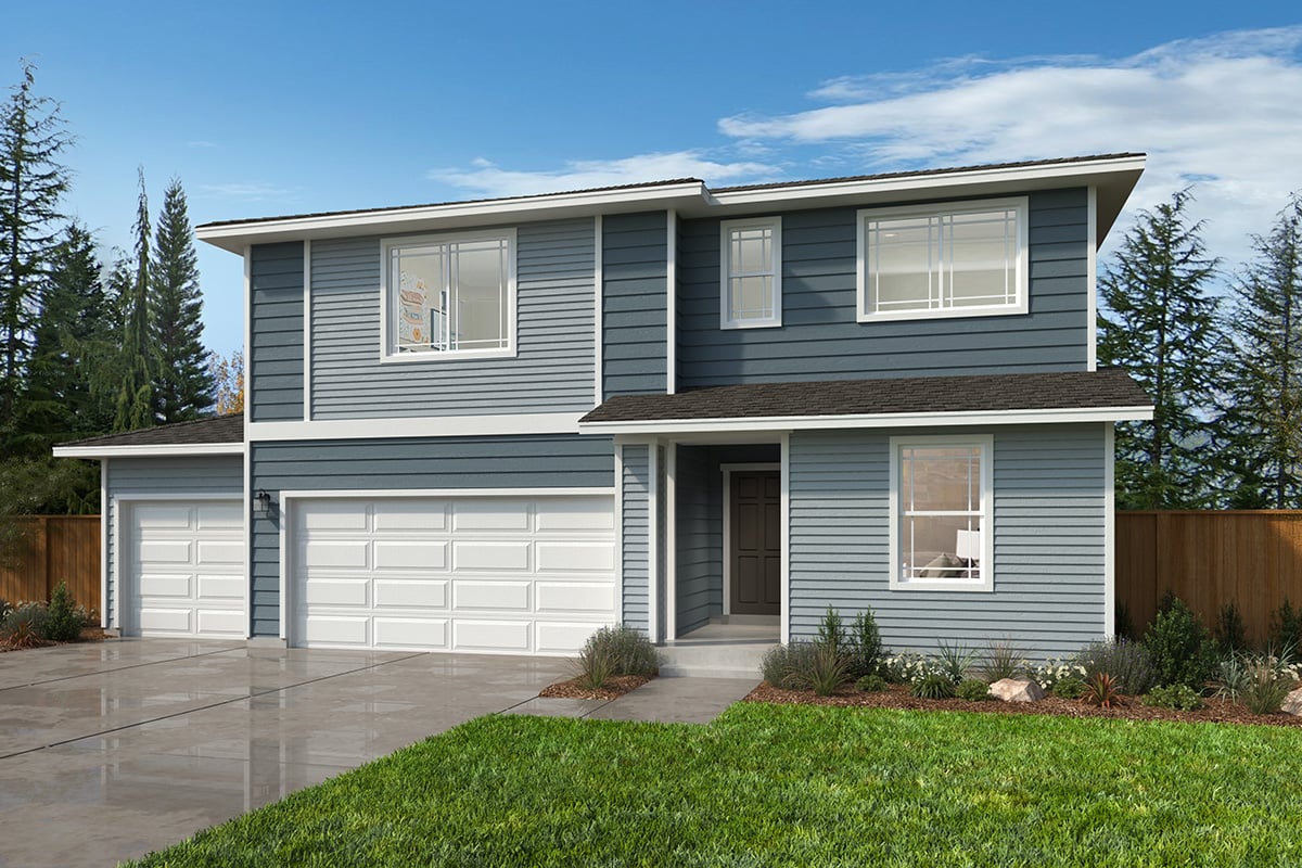 Exterior C with optional 3-car garage