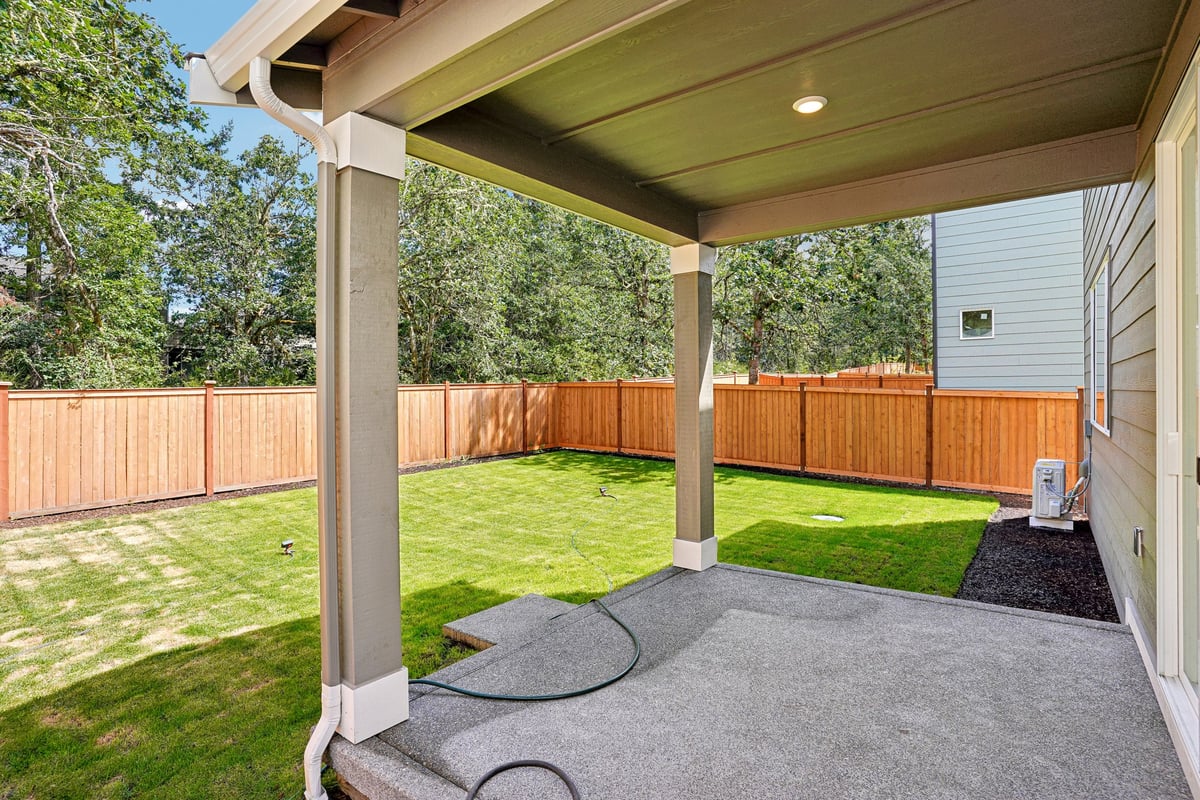 Covered patio