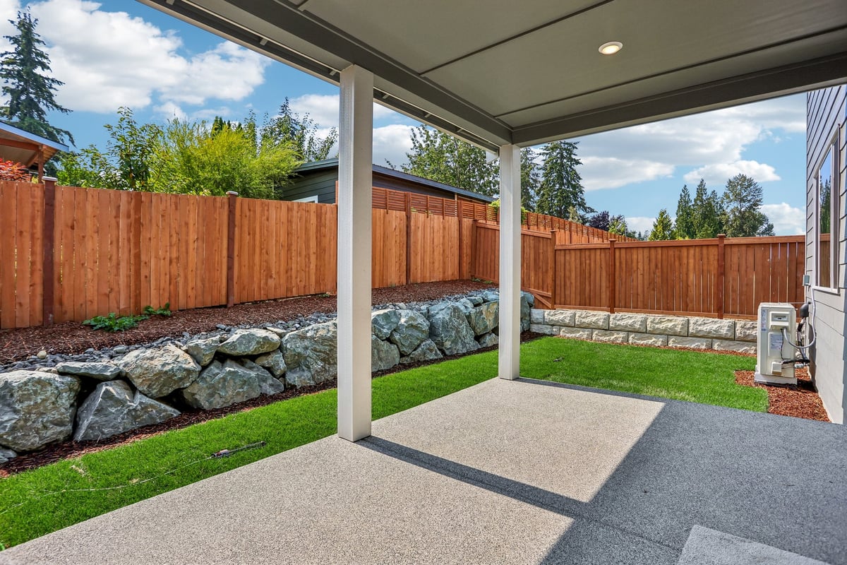 Covered patio