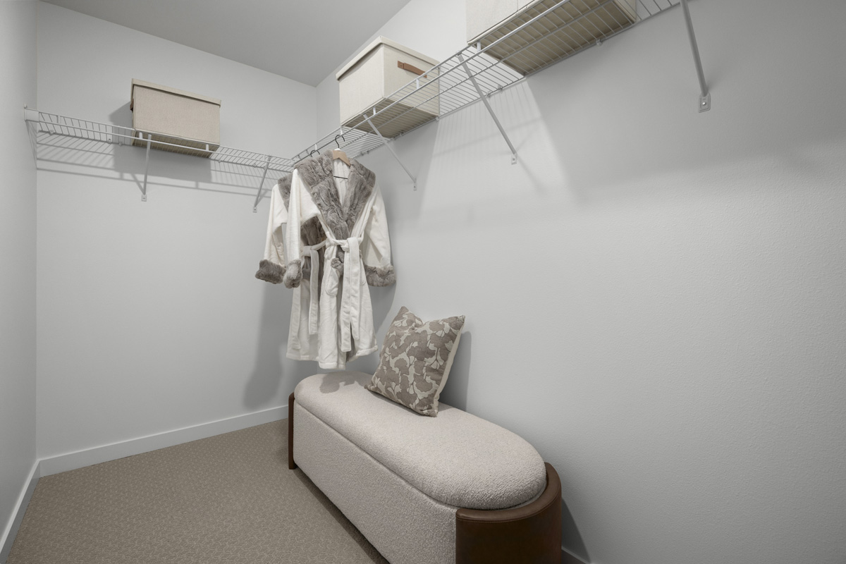 Primary walk-in closet