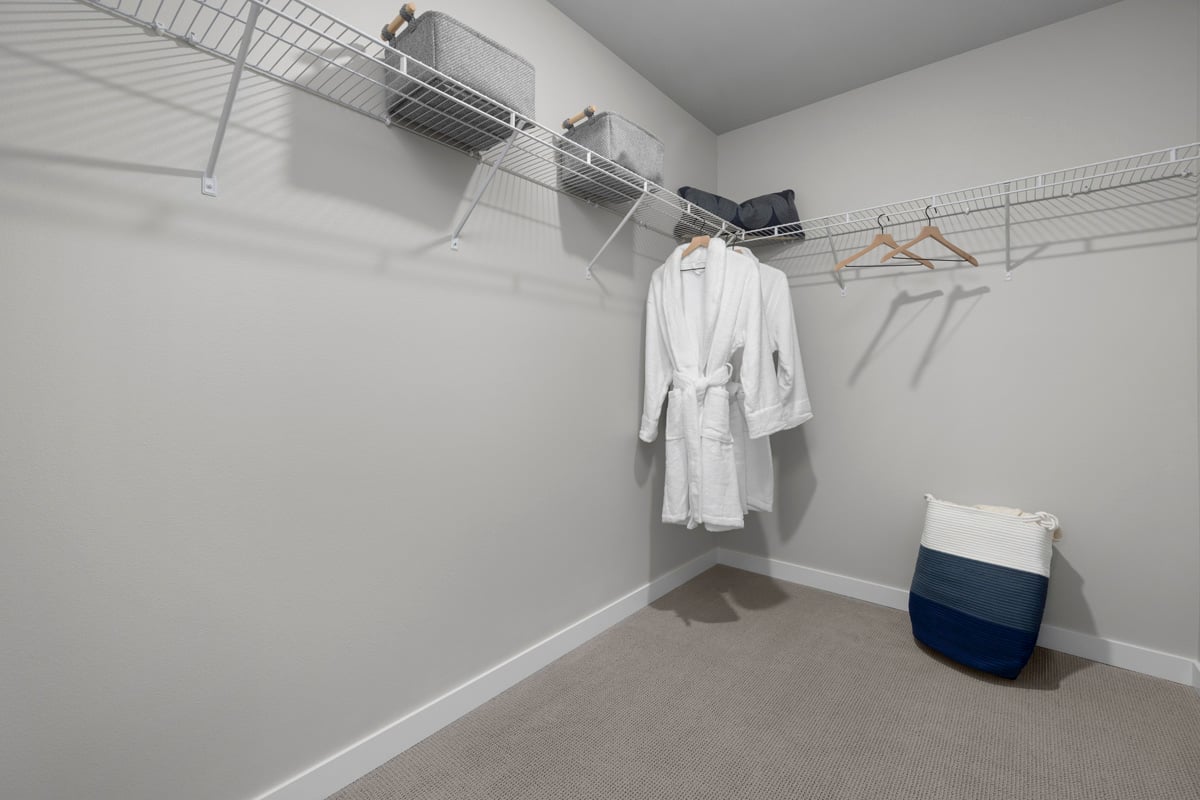 Primary walk-in closet