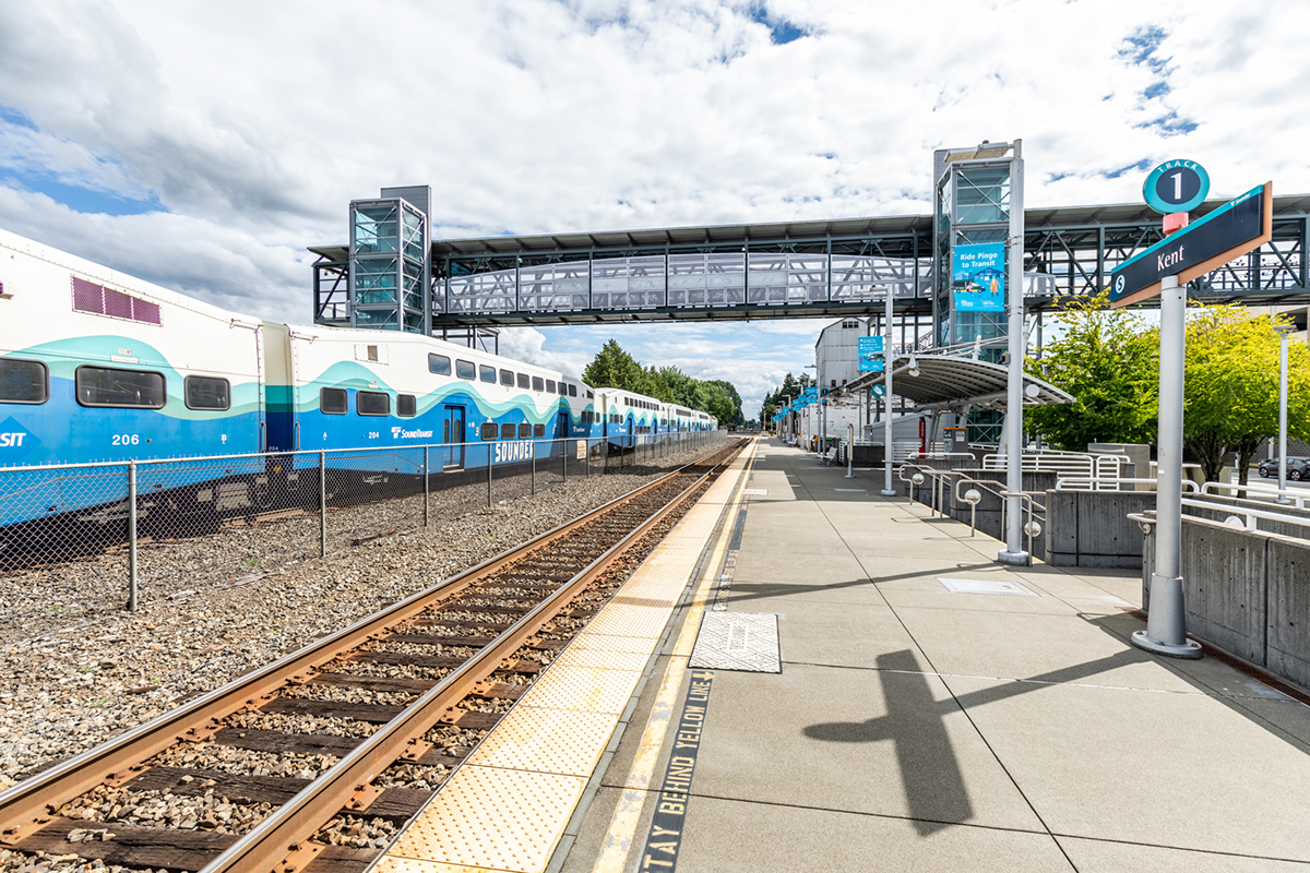 Just Minutes Away from the Sounder Commuter Train