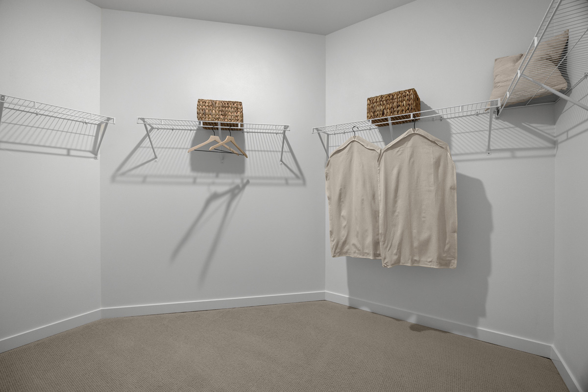 Primary walk-in closet