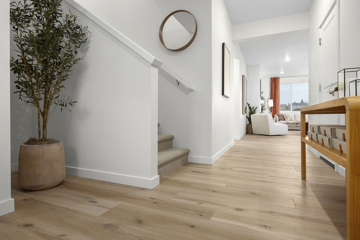 Luxury vinyl plank flooring