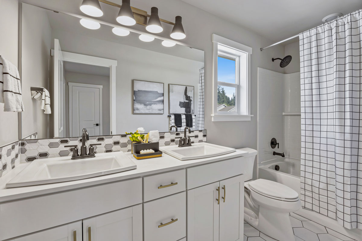 Secondary bathroom