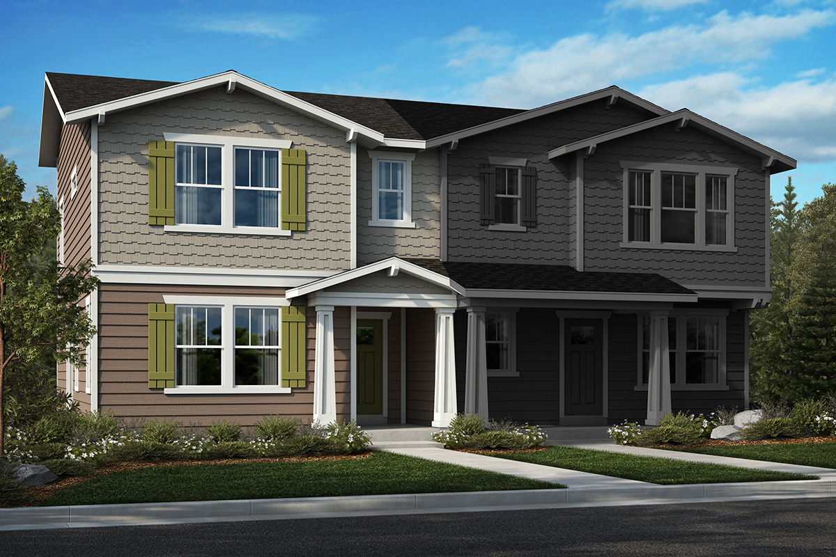 New Homes in Duvall, WA - Rio Vista Villas Plan 1741 Elevation B