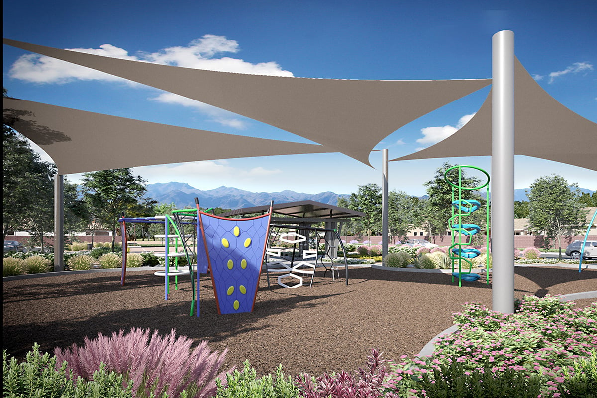 Planned community playground