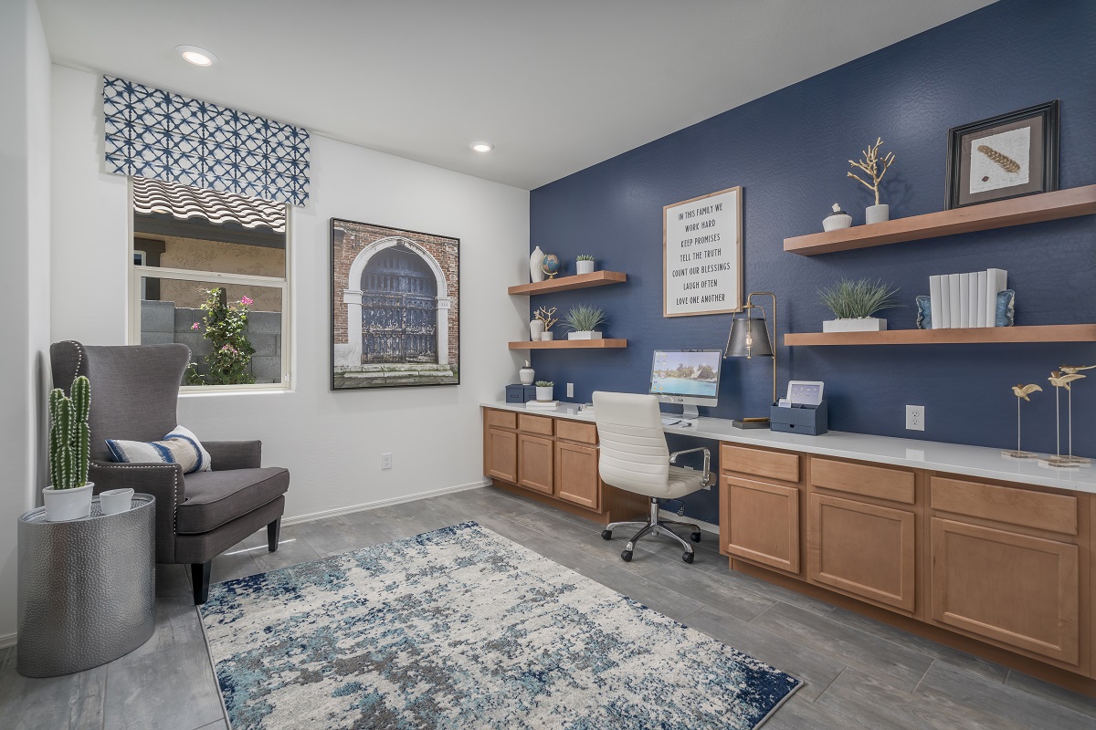 KB model home office in Buckeye, AZ
