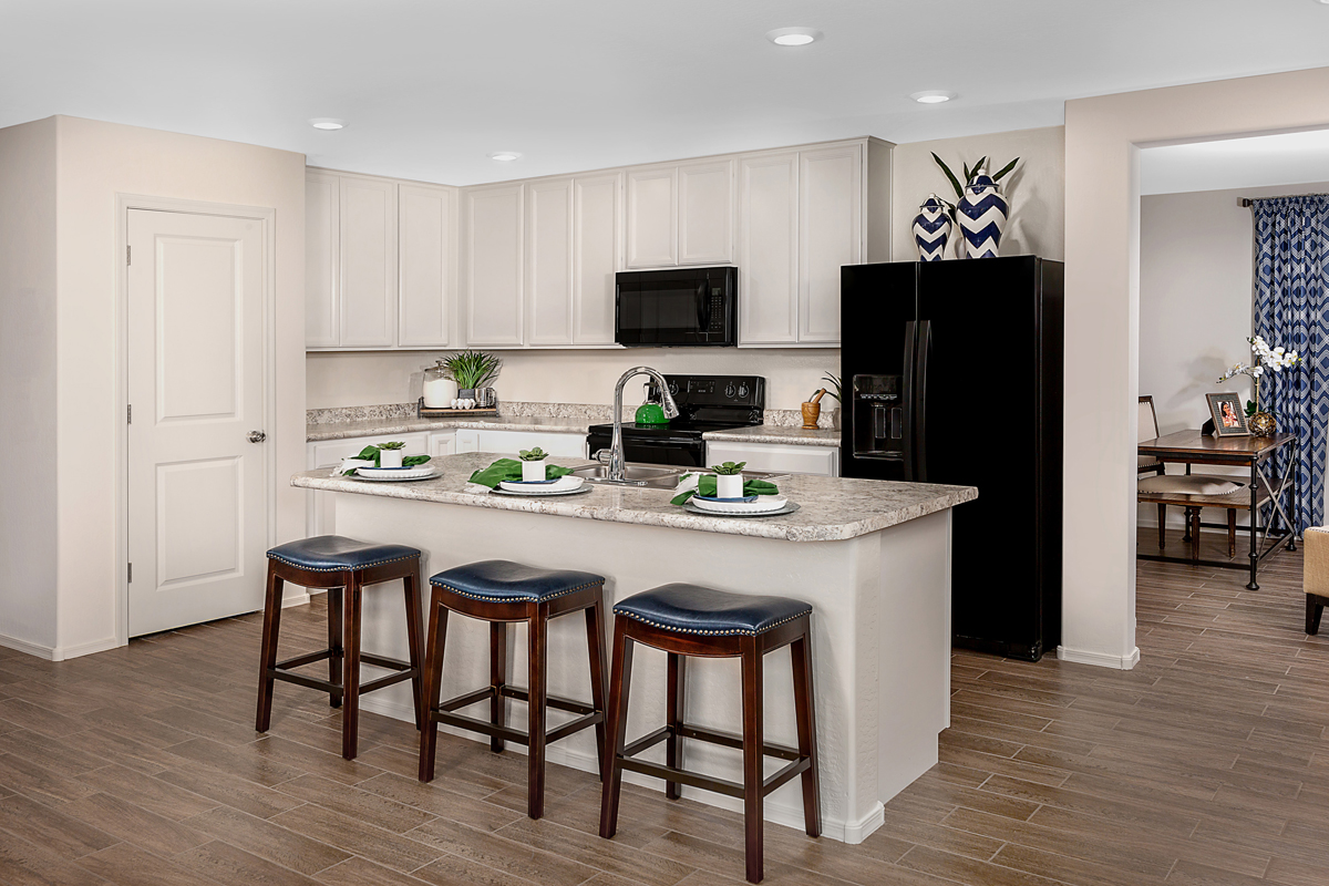 KB model home kitchen in Phoenix, AZ