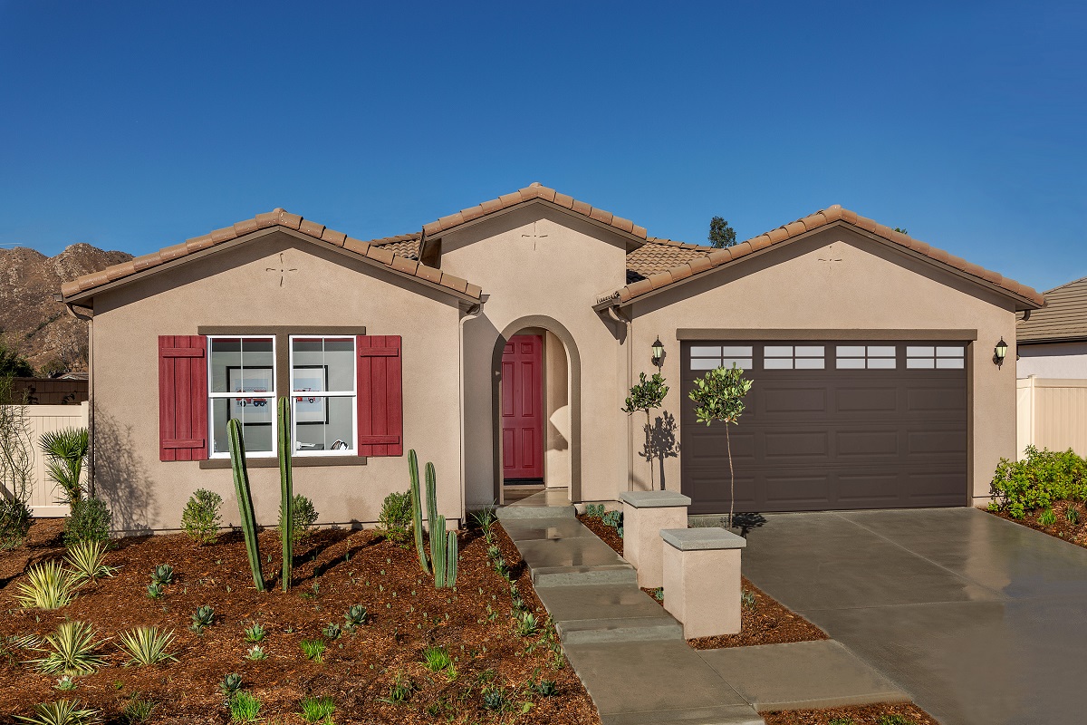 KB model home in Moreno Valley, CA