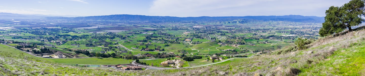Panoramic view of Morgan Hill