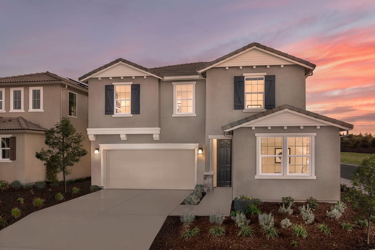 KB model home in Rocklin, CA