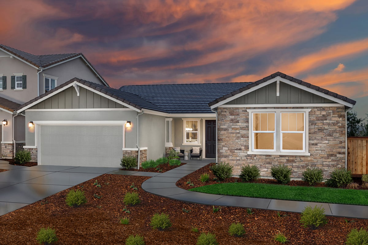 KB model home in Vacaville, CA