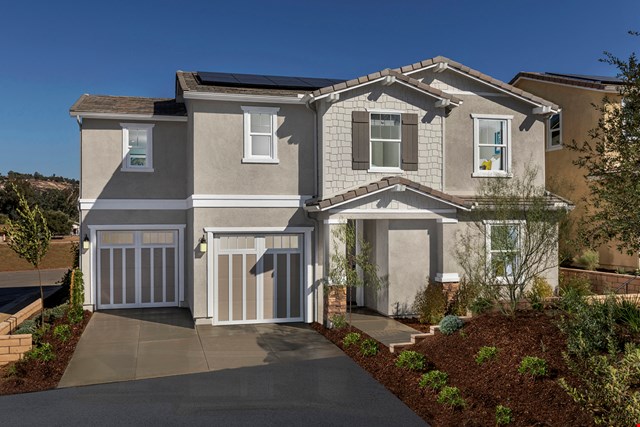 KB model home in Valley Center, CA