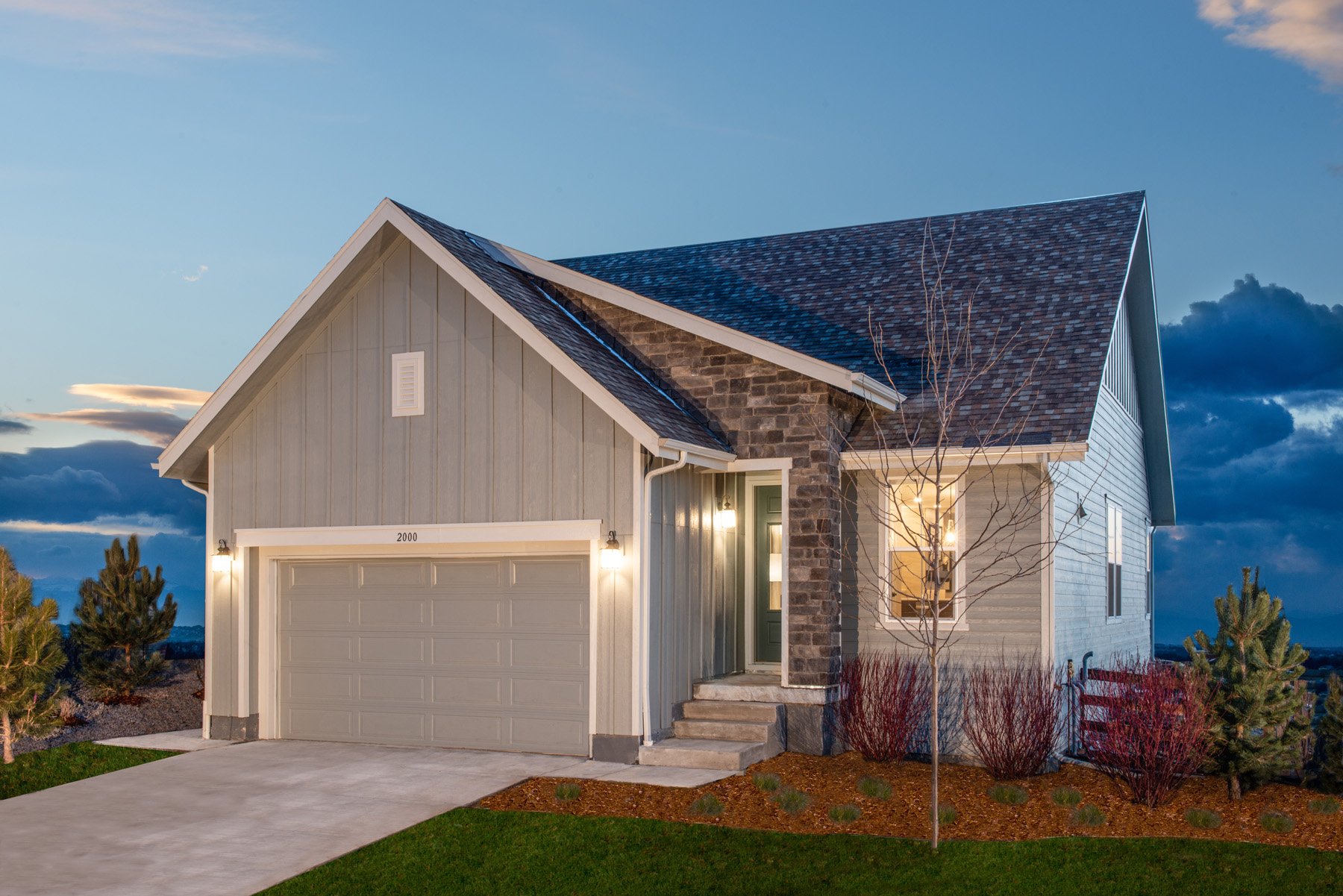 KB model home in Brighton, CO