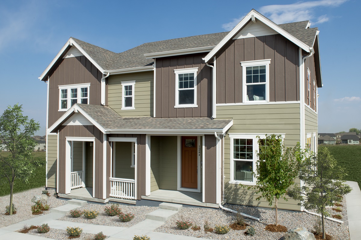 KB modeled pair homes in Erie, CO