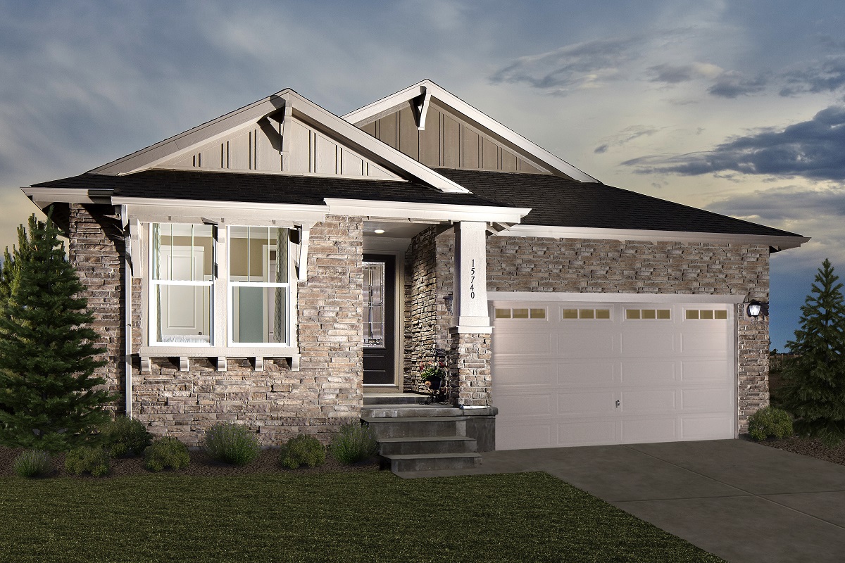KB model home in Thornton, CO