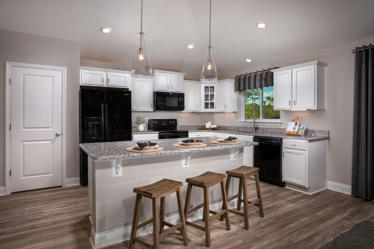 KB model home kitchen in Green Cove Springs, FL
