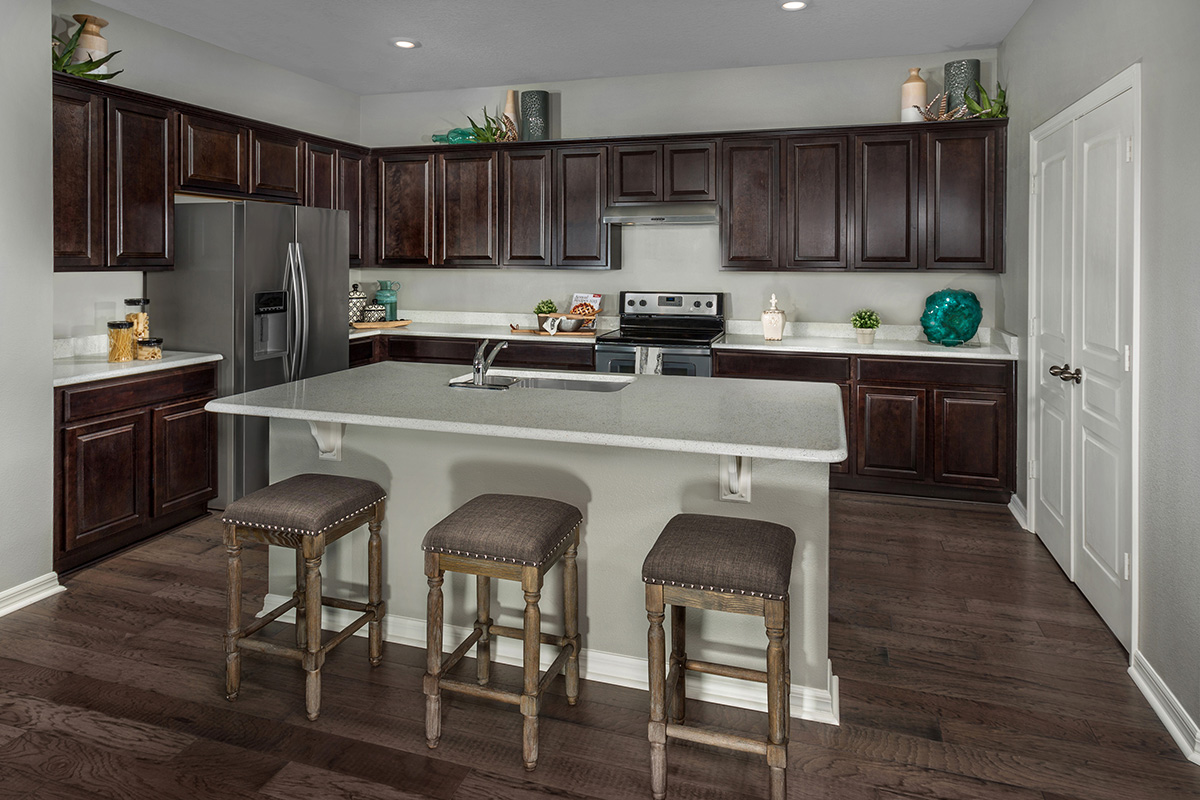 KB model home kitchen in Orlando, FL